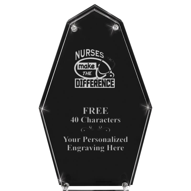 8.5"CREST FLOATING ACRYLIC