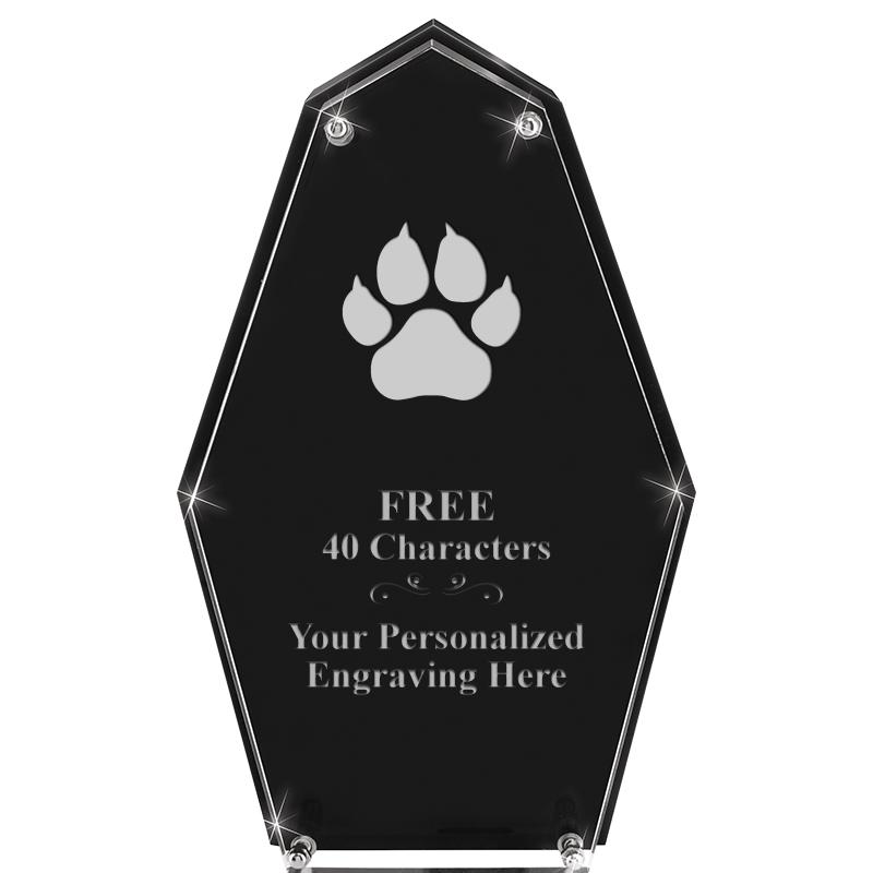 8.5"CREST FLOATING ACRYLIC