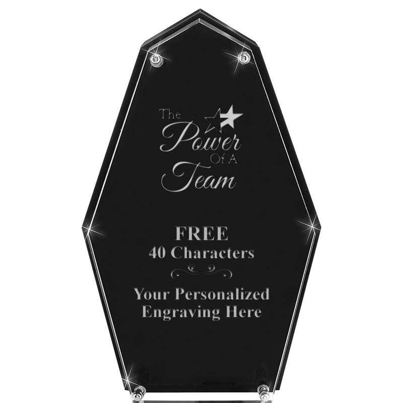 8.5"CREST FLOATING ACRYLIC