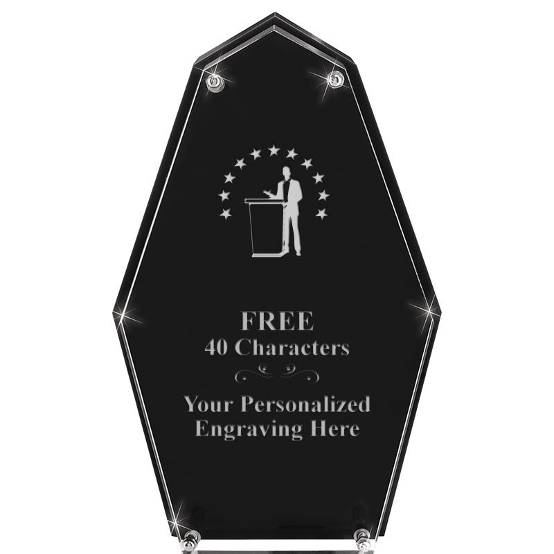 8.5"CREST FLOATING ACRYLIC