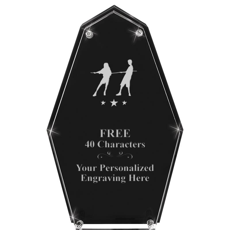 8.5"CREST FLOATING ACRYLIC