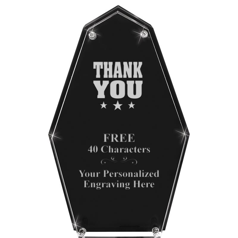 8.5"CREST FLOATING ACRYLIC