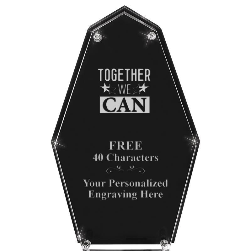 8.5"CREST FLOATING ACRYLIC