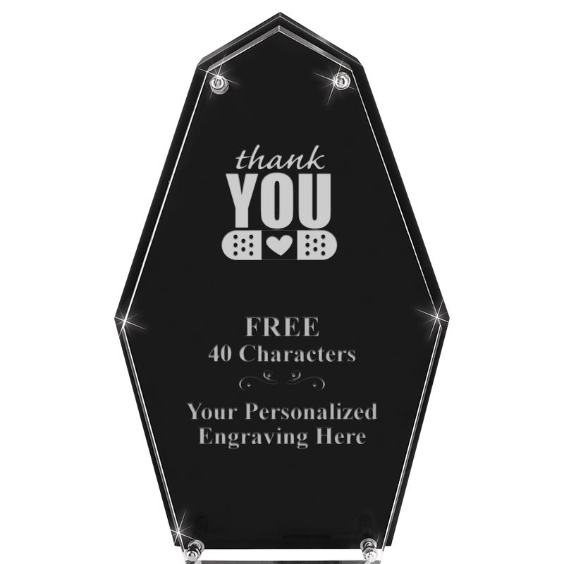 8.5"CREST FLOATING ACRYLIC