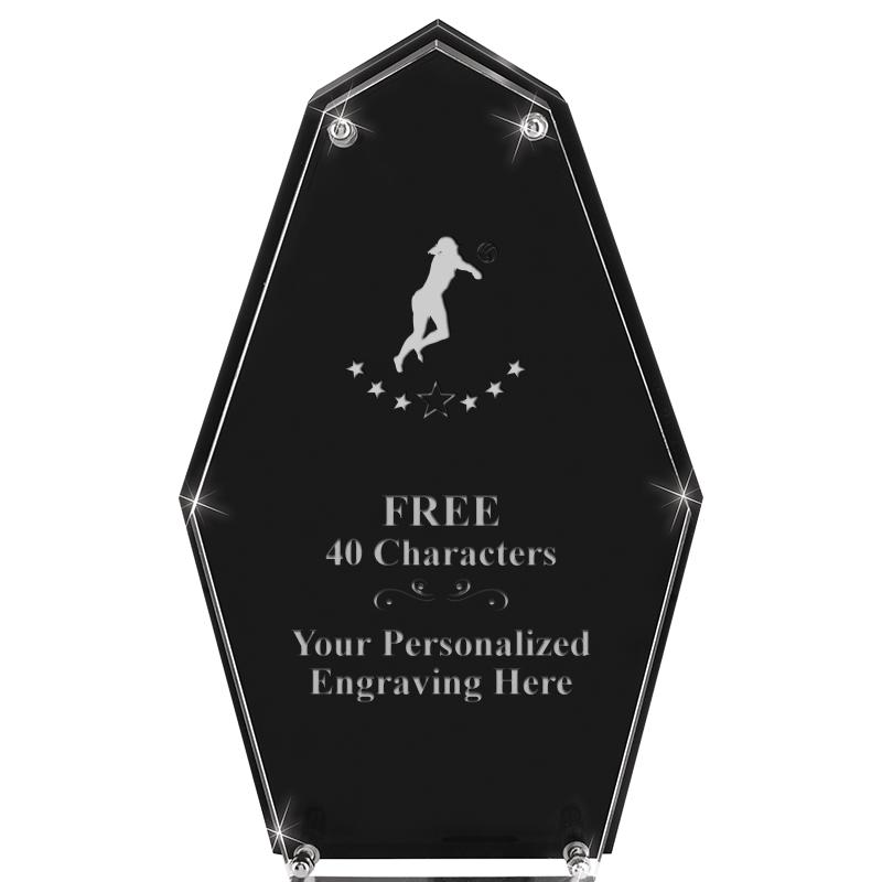 8.5"CREST FLOATING ACRYLIC