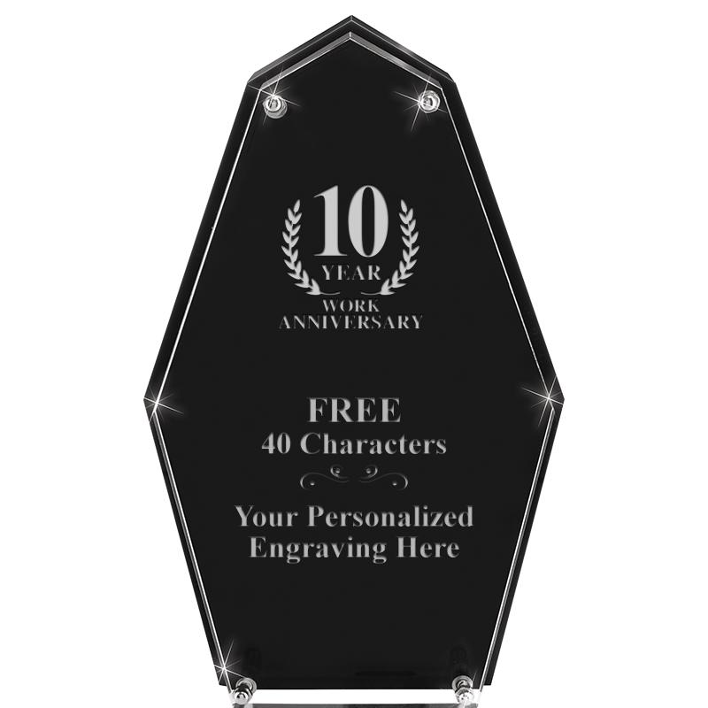 8.5"CREST FLOATING ACRYLIC