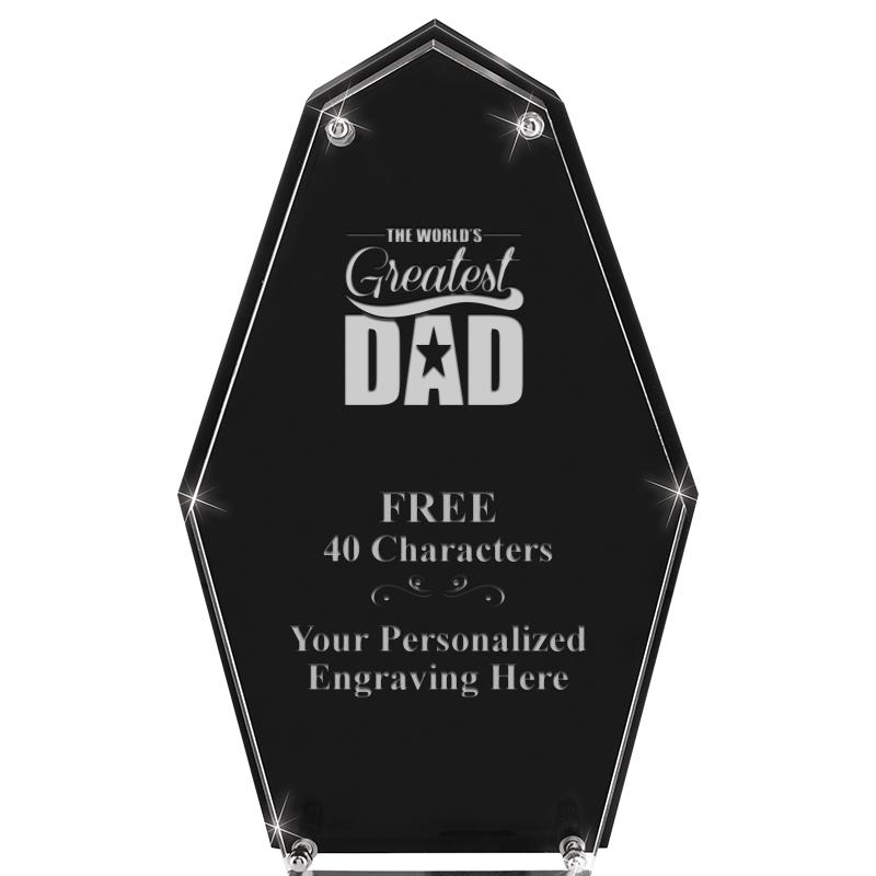 8.5"CREST FLOATING ACRYLIC