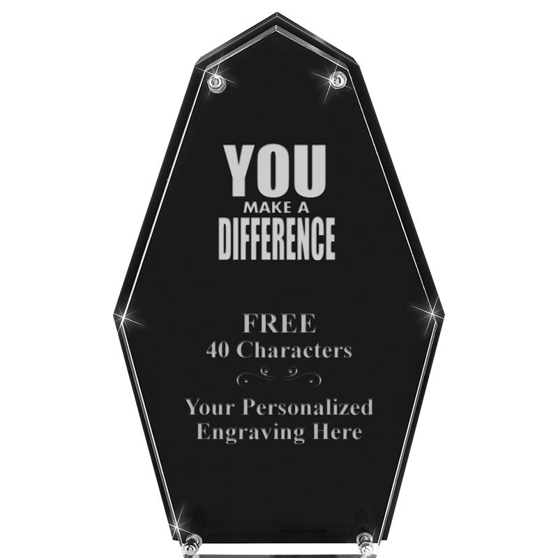 8.5"CREST FLOATING ACRYLIC