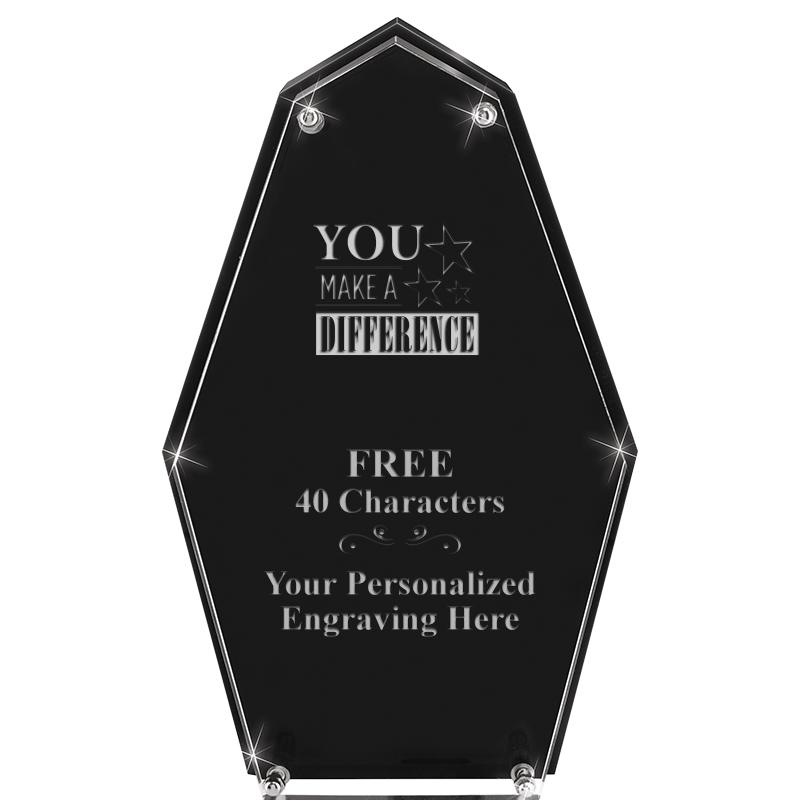 8.5"CREST FLOATING ACRYLIC