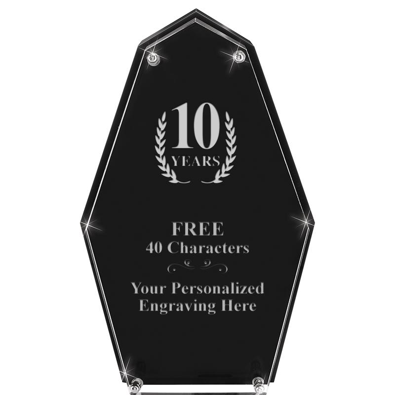 8.5"CREST FLOATING ACRYLIC