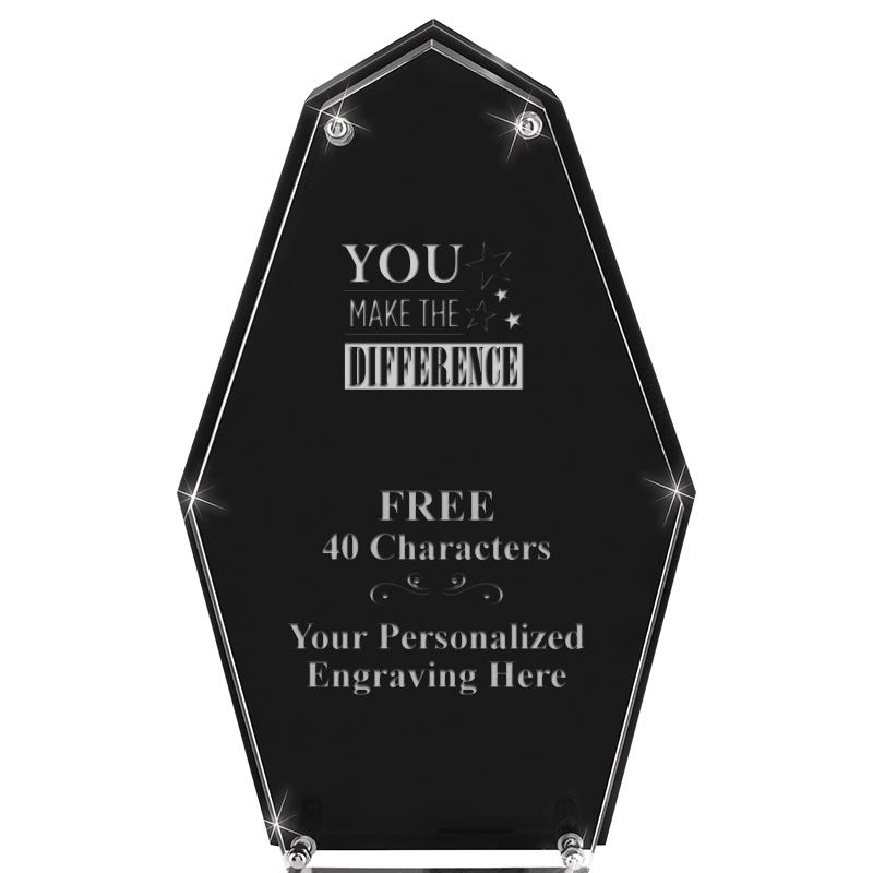 8.5"CREST FLOATING ACRYLIC