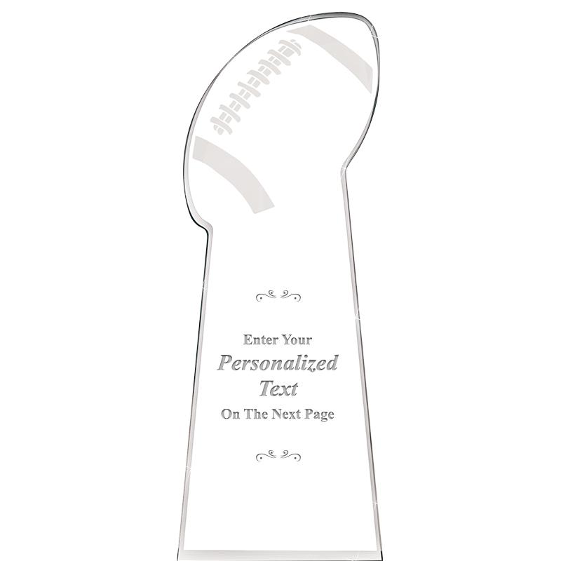 8" FOOTBALL .75 ACRYLIC