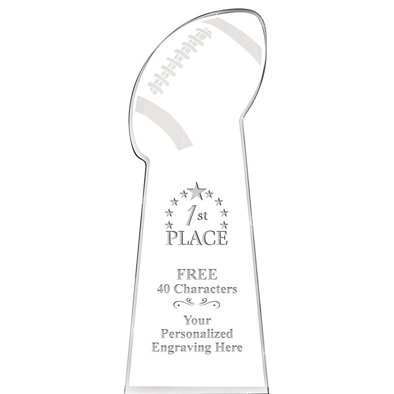 8" FOOTBALL .75 ACRYLIC