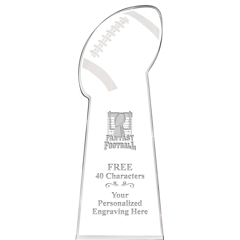 8" FOOTBALL .75 ACRYLIC