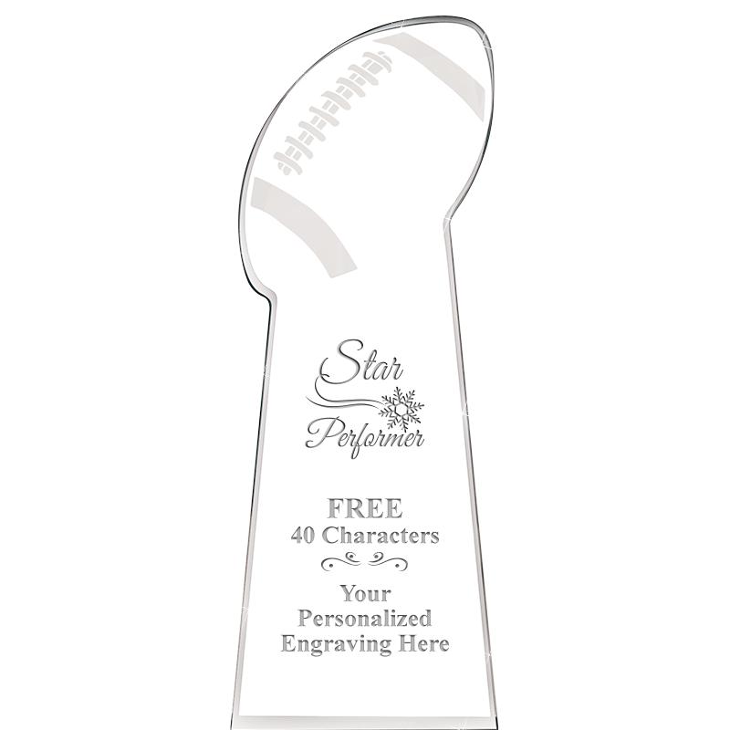 8" FOOTBALL .75 ACRYLIC