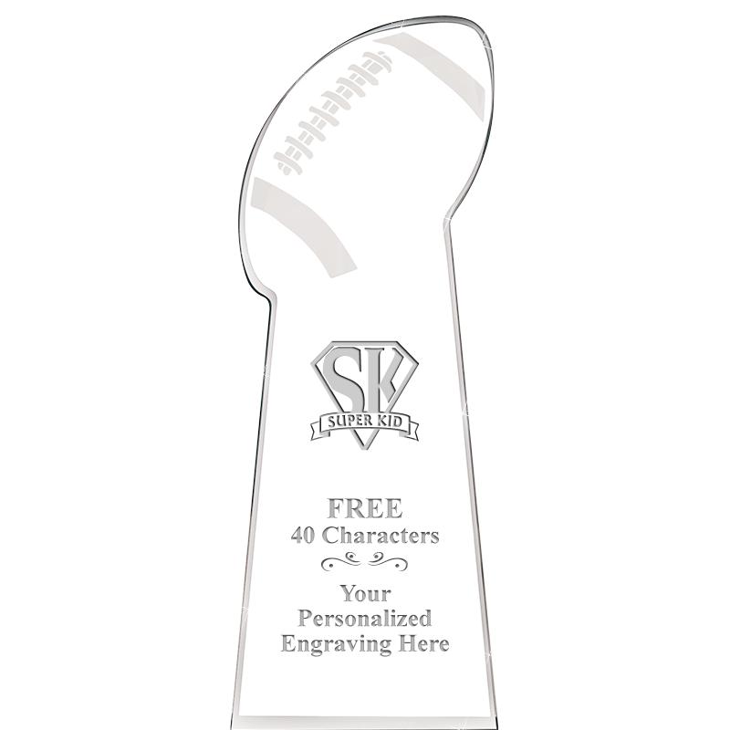 8" FOOTBALL .75 ACRYLIC