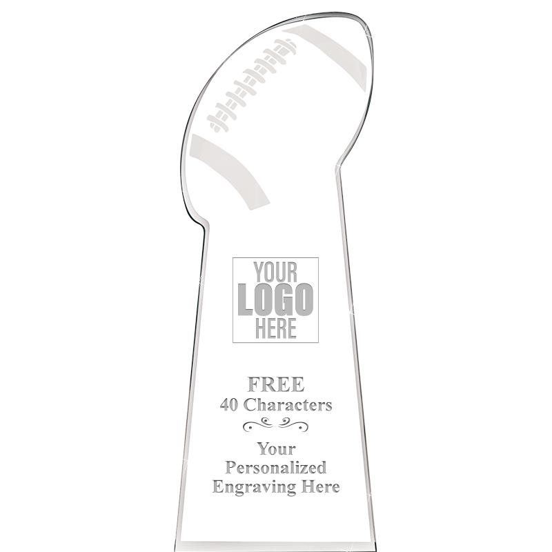 8" FOOTBALL .75 ACRYLIC