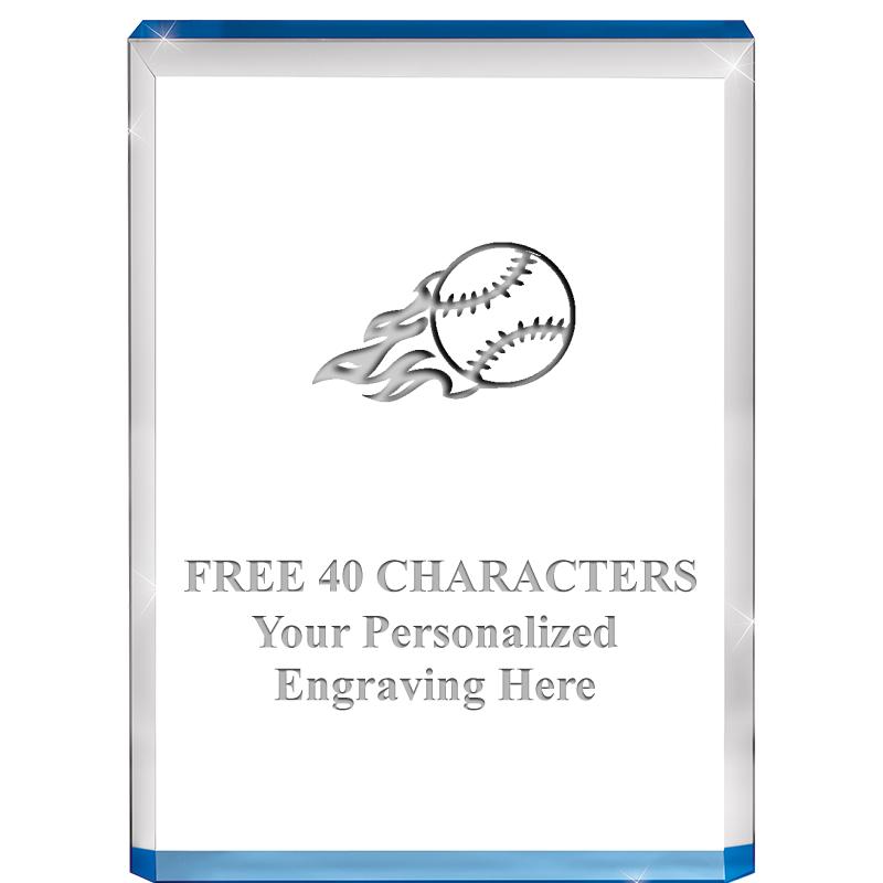 4" BLUE BILLBOARD ACRYLIC