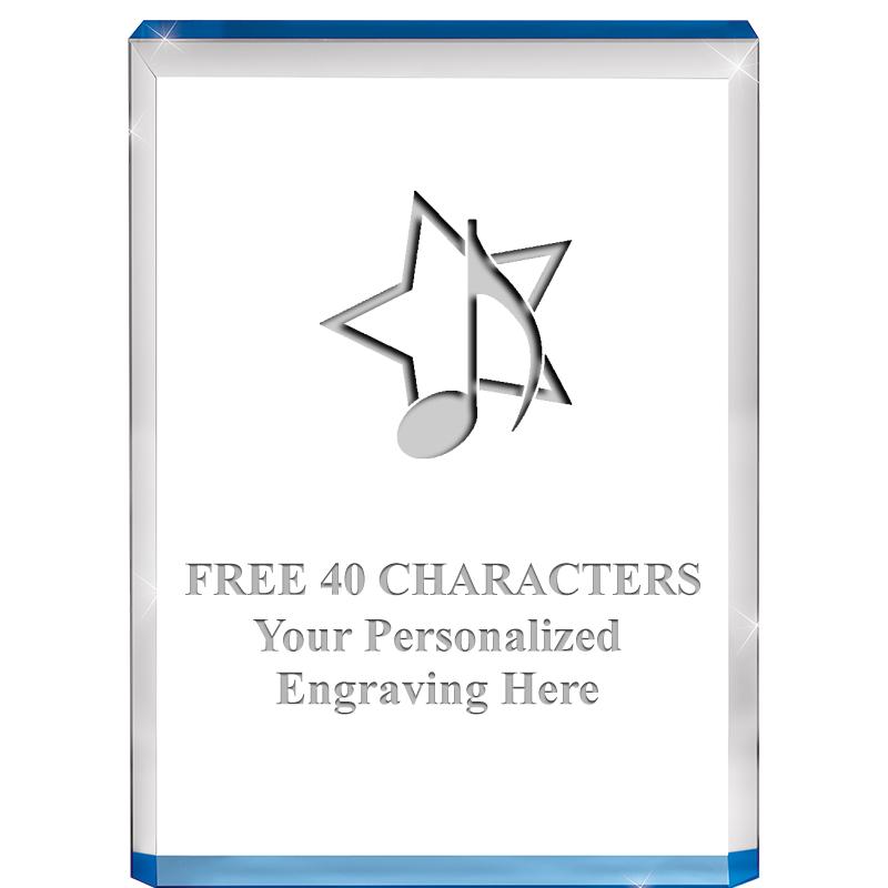 4" BLUE BILLBOARD ACRYLIC