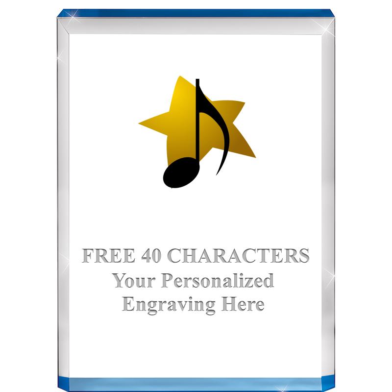 4" BLUE BILLBOARD ACRYLIC