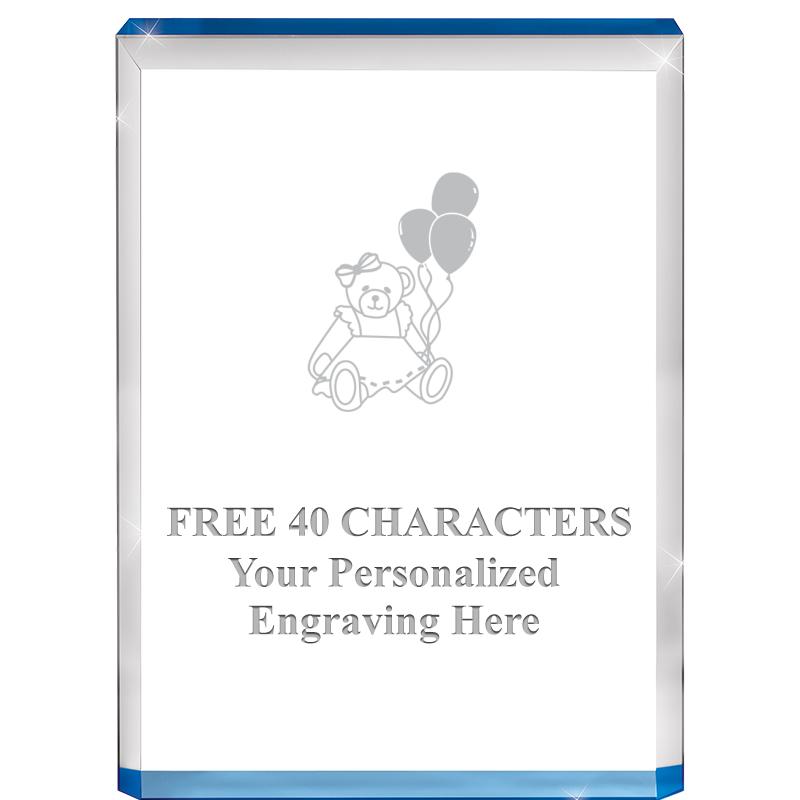 4" BLUE BILLBOARD ACRYLIC