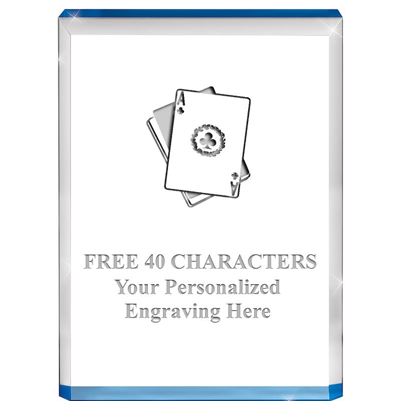 4" BLUE BILLBOARD ACRYLIC