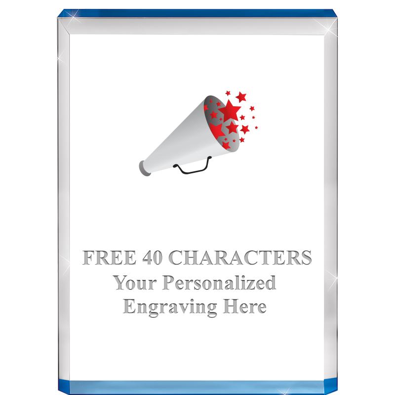 4" BLUE BILLBOARD ACRYLIC