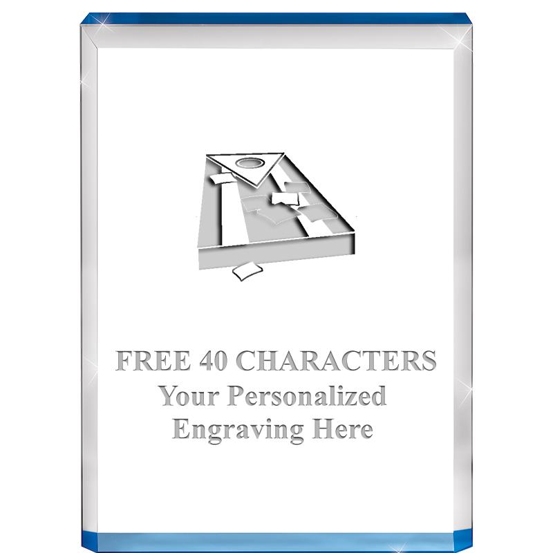 4" BLUE BILLBOARD ACRYLIC