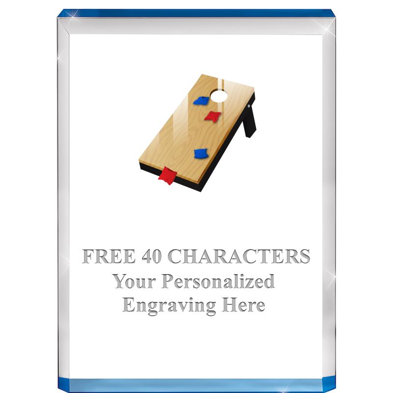 4" BLUE BILLBOARD ACRYLIC