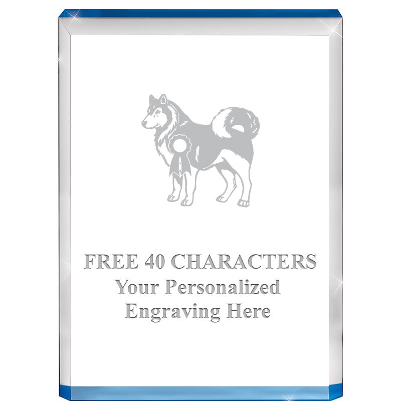 4" BLUE BILLBOARD ACRYLIC