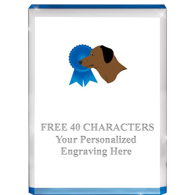 4" BLUE BILLBOARD ACRYLIC