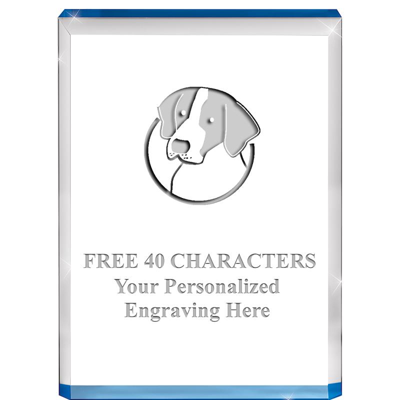 4" BLUE BILLBOARD ACRYLIC