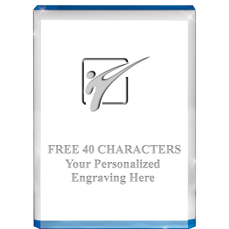 4" BLUE BILLBOARD ACRYLIC