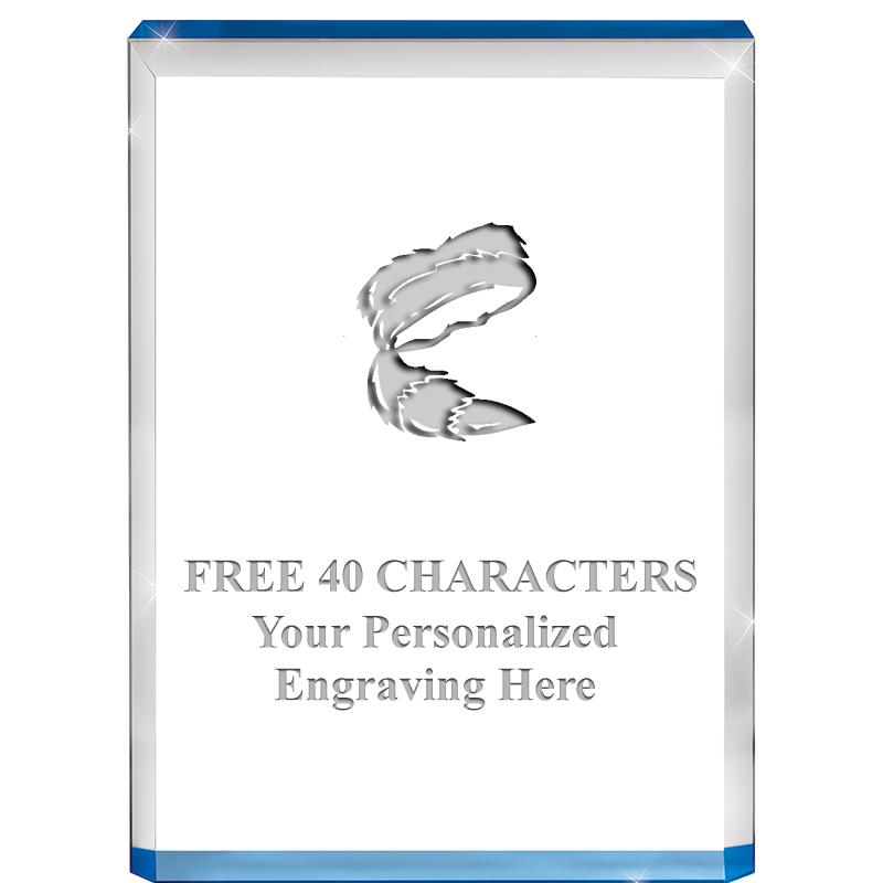 4" BLUE BILLBOARD ACRYLIC