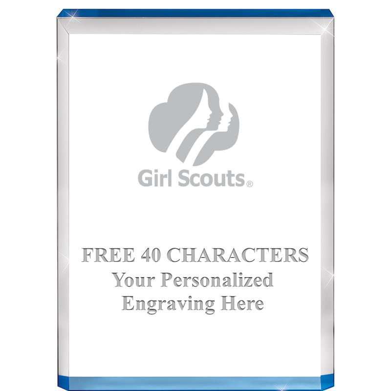 4" BLUE BILLBOARD ACRYLIC