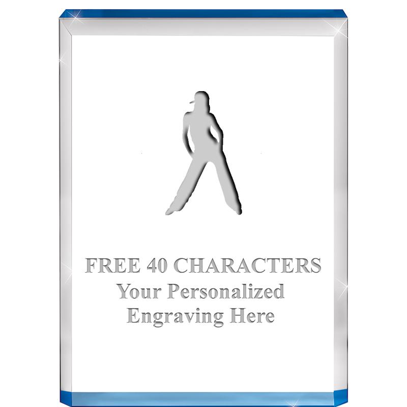 4" BLUE BILLBOARD ACRYLIC