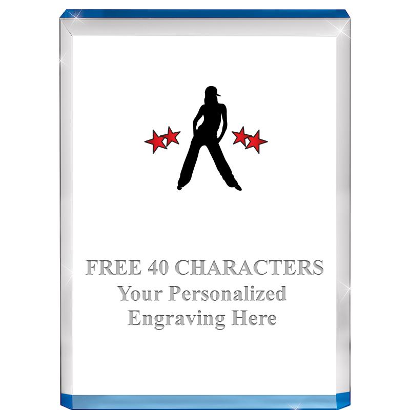 4" BLUE BILLBOARD ACRYLIC