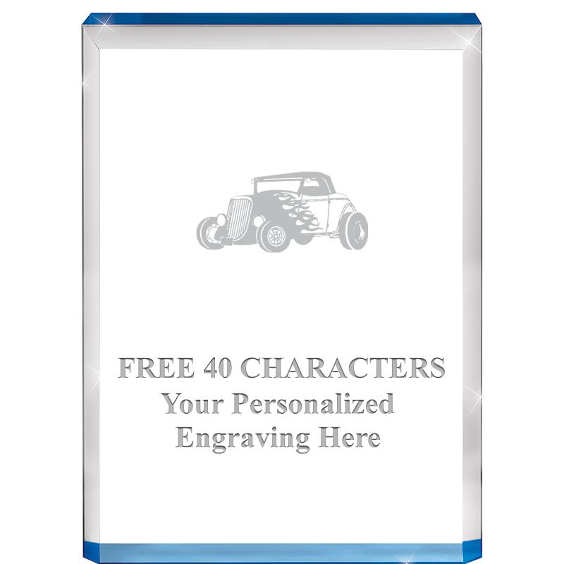 4" BLUE BILLBOARD ACRYLIC