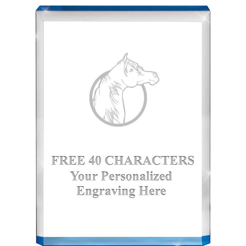 4" BLUE BILLBOARD ACRYLIC