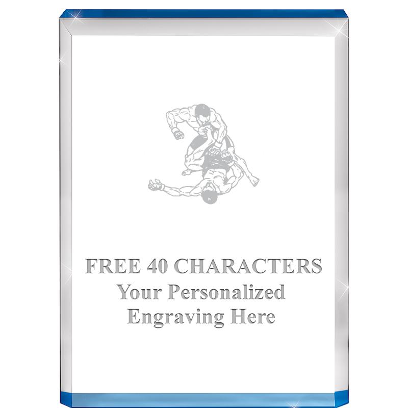 4" BLUE BILLBOARD ACRYLIC