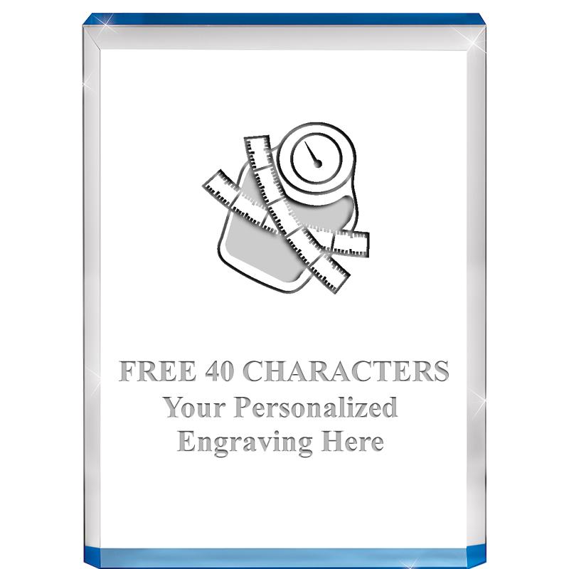 4" BLUE BILLBOARD ACRYLIC