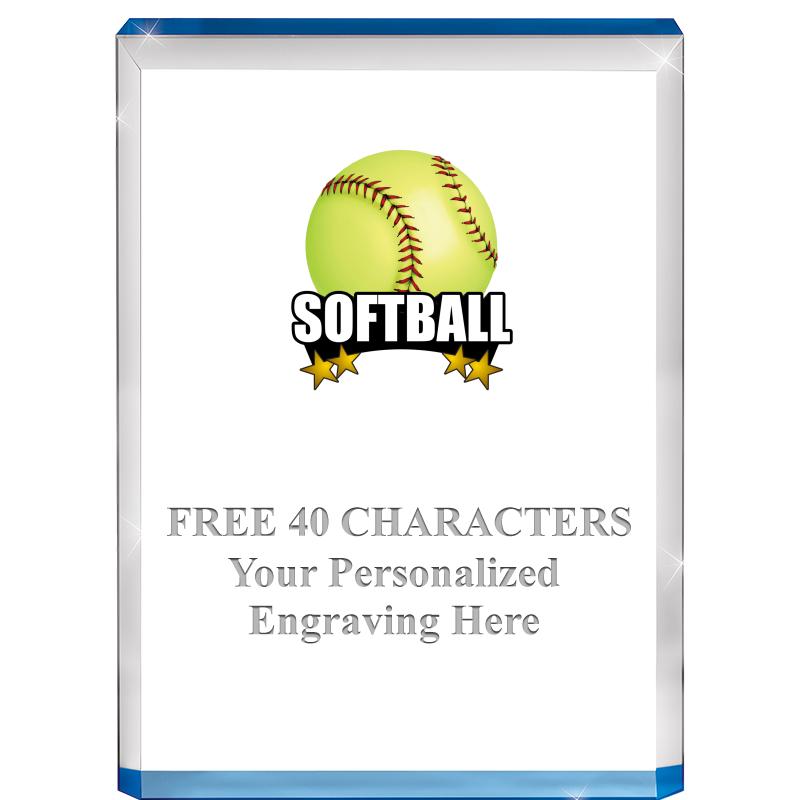 4" BLUE BILLBOARD ACRYLIC