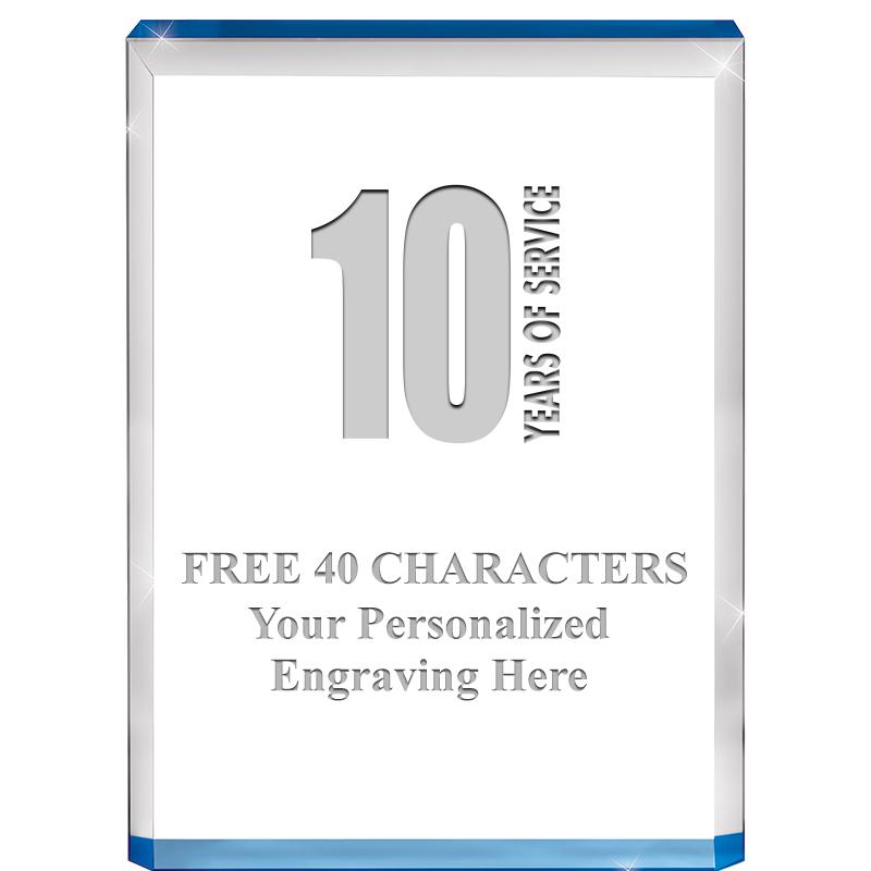 4" BLUE BILLBOARD ACRYLIC