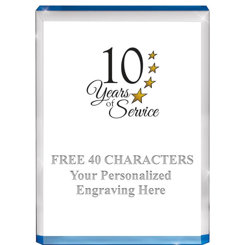 4" BLUE BILLBOARD ACRYLIC