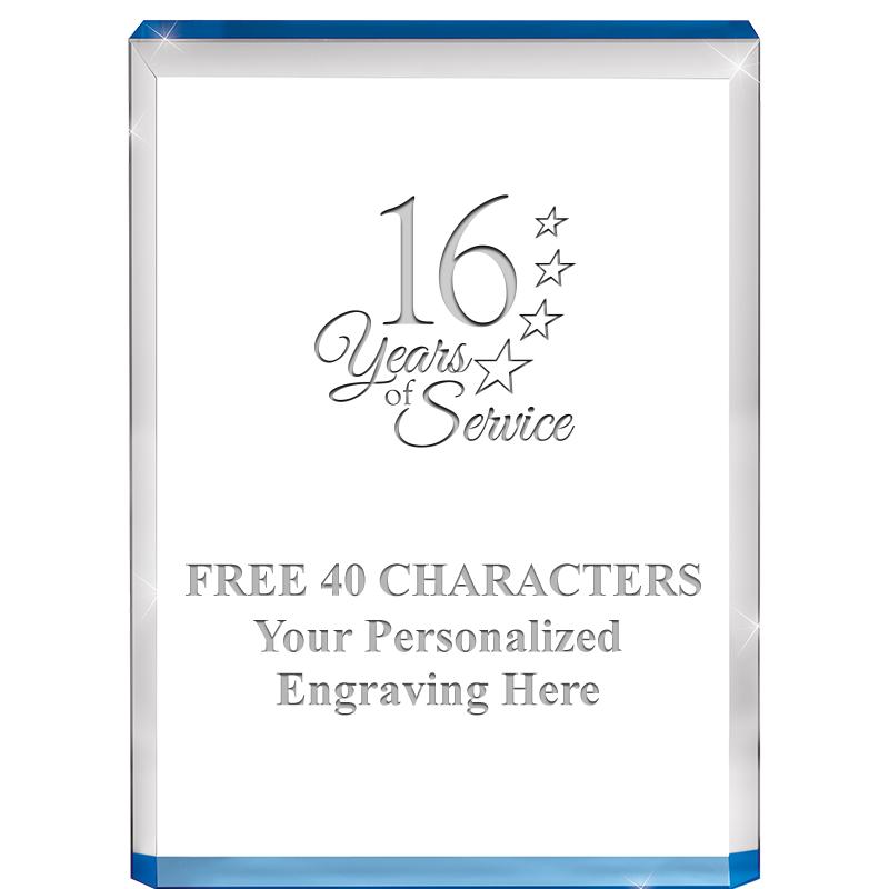 4" BLUE BILLBOARD ACRYLIC