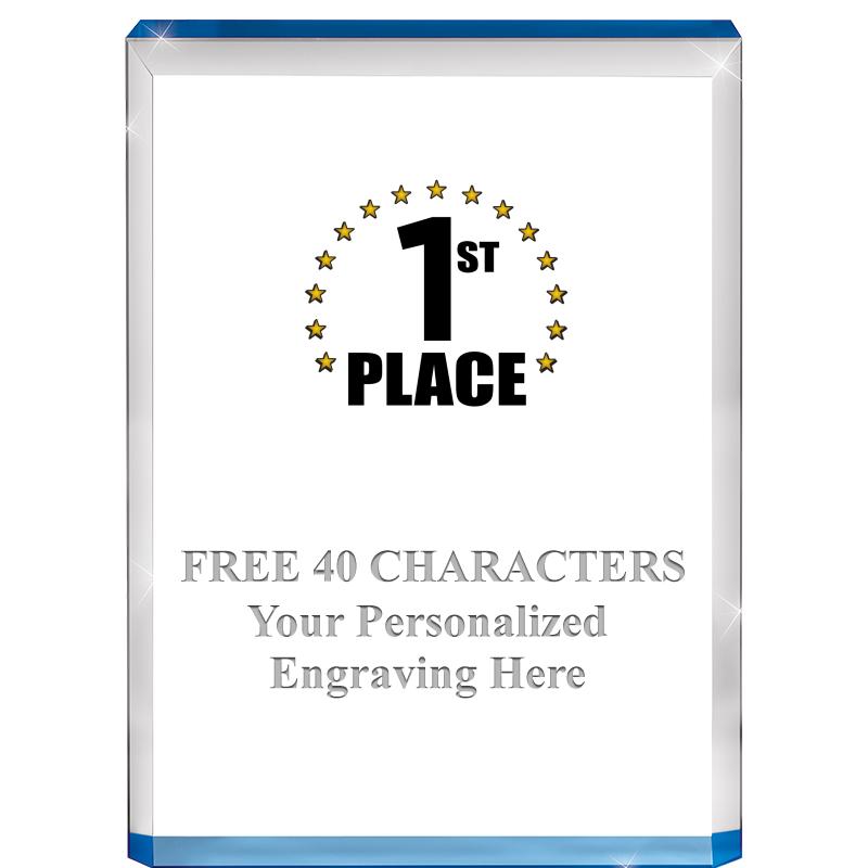 4" BLUE BILLBOARD ACRYLIC