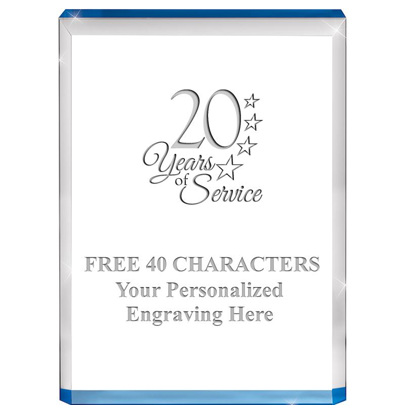 4" BLUE BILLBOARD ACRYLIC