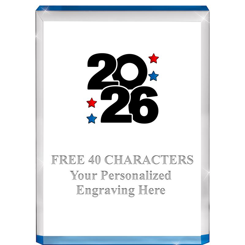 4" BLUE BILLBOARD ACRYLIC