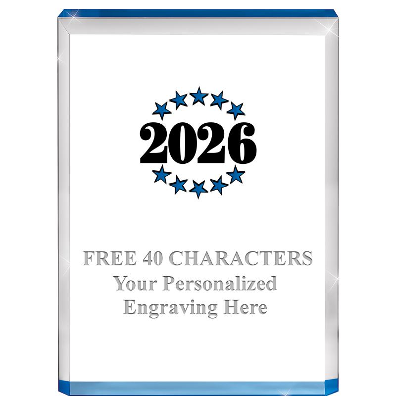 4" BLUE BILLBOARD ACRYLIC