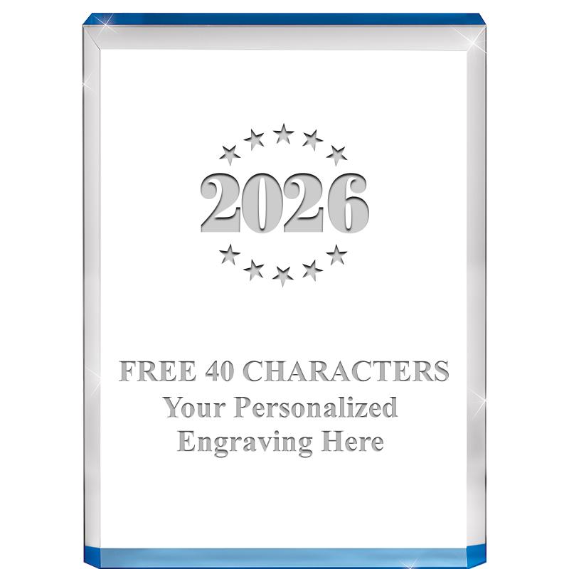 4" BLUE BILLBOARD ACRYLIC